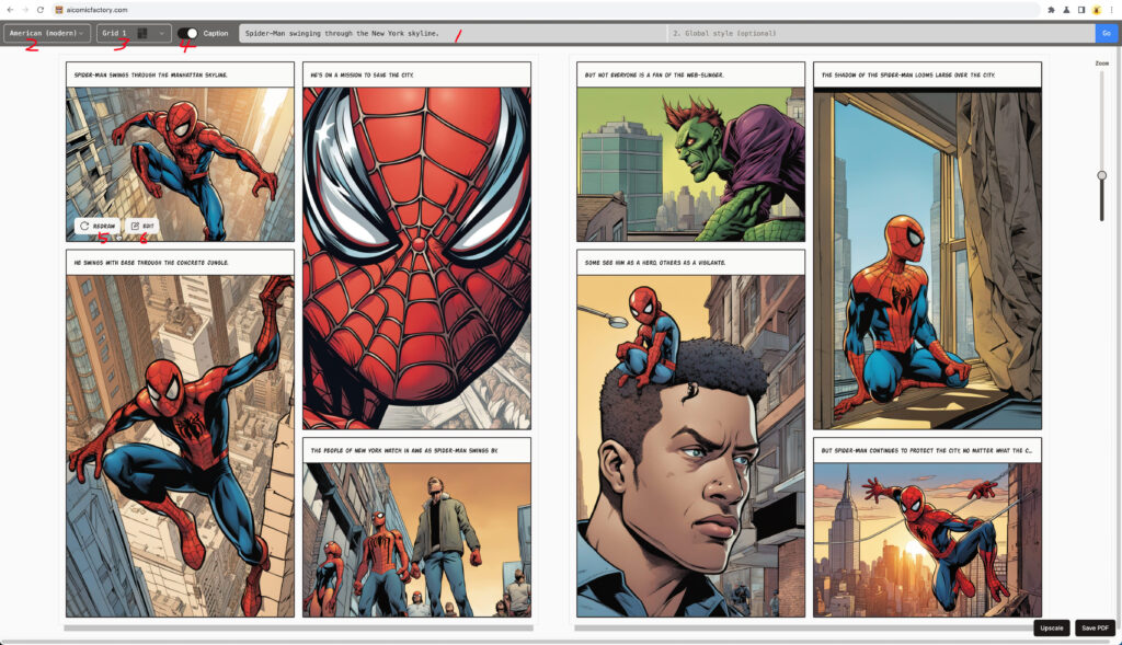 Comic Factory es una herramienta basada en inteligencia artificial que permite a los usuarios crear cómics personalizados utilizando descripciones de texto. Diseñada para usuarios sin experiencia en dibujo, la plataforma convierte tus ideas y descripciones en imágenes de cómic mediante tecnología AI, principalmente respaldada por el sistema Hugging Face. Ofrece una variedad de estilos gráficos, incluyendo cómics americanos, manga japonés y otros, lo que facilita adaptar la apariencia del cómic a las preferencias del usuario.