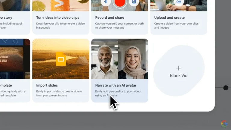 Google reta a Canva y CapCut con Vids