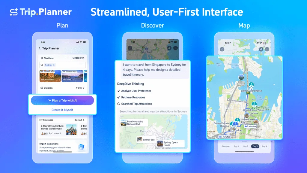 Trip.com ha presentado Trip.Planner, una nueva herramienta de planificación de viajes impulsada por inteligencia artificial que busca transformar la forma en la que los usuarios diseñan sus itinerarios. La plataforma combina reservas de transporte, hoteles y actividades en un mismo lugar, integrando datos en tiempo real y recomendaciones personalizadas basadas en el estilo de viaje de cada usuario. Con ello, la compañía pretende posicionarse como referente en el ecosistema de agencias de viajes online, ofreciendo eficiencia, confianza y flexibilidad.