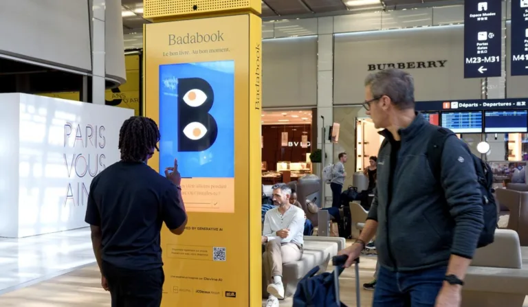 La IA que recomienda libros en los aeropuertos de París
