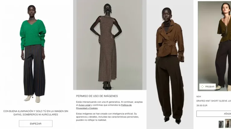 Así funciona el probador con IA de Zara