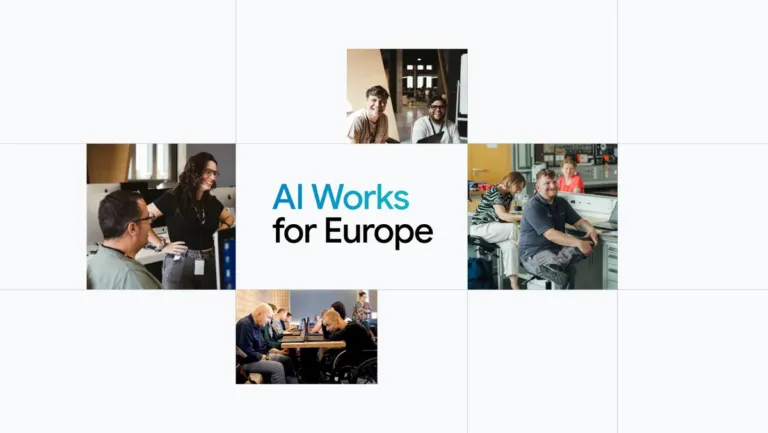Google lanza AI Works for Europe para formar a millones en IA