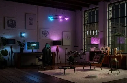 Philips Evnia lanza AmbiScape, iluminación para gaming con IA