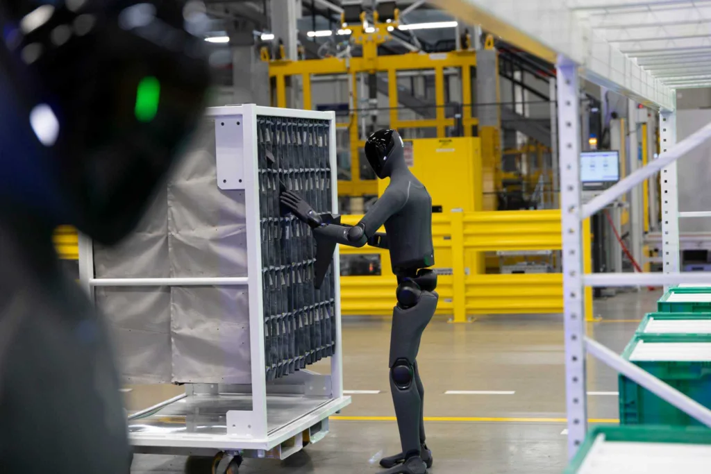 Robot humanoide Figure 03 en la fábrica de BMW en Spartanburg